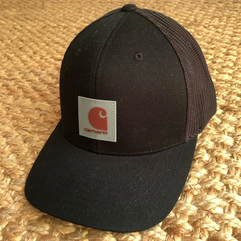 New: Carhartt RUGGED FLEX® TWILL MESH-BACK LOGO PATCH CAP 105216. One Size